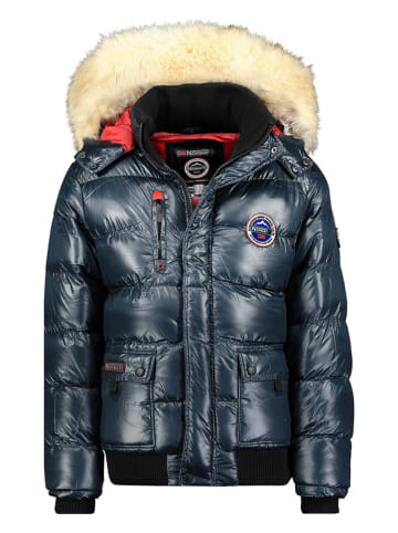 Geographical Norway Kurtka pikowana "Bugs" w kolorze granatowym