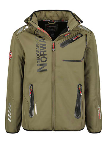 Geographical Norway Kurtka softshellowa "Royaute" w kolorze khaki