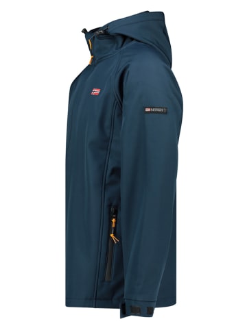 Geographical Norway Softshelljas "Tamigolor" blauw