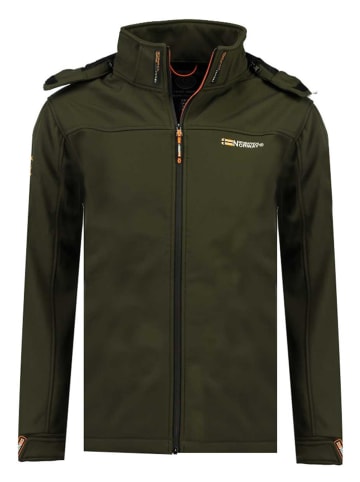 Geographical Norway Kurtka softshellowa "Takeni" w kolorze khaki