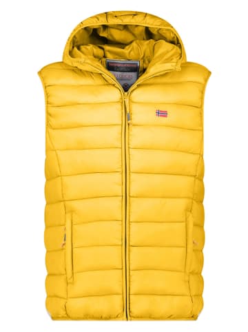 Geographical Norway Kamizelka pikowana "Vamigolor" w kolorze żółtym