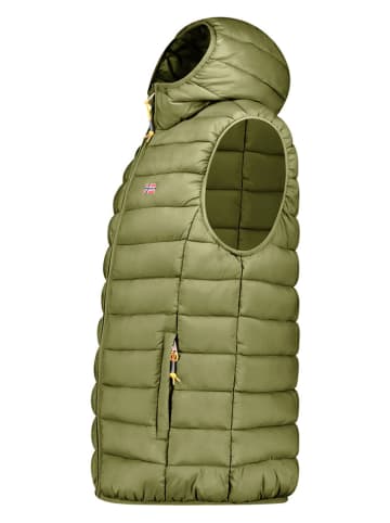 Geographical Norway Doorgestikte bodywarmer "Vamigolor" groen