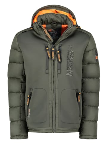 Geographical Norway Kurtka pikowana "Beachwood" w kolorze khaki