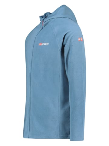 Geographical Norway Kurtka polarowa "Tugood" w kolorze niebieskim
