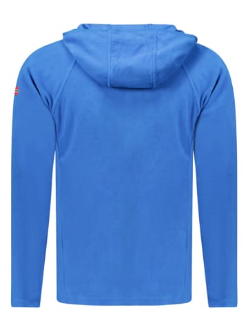 Geographical Norway Kurtka polarowa "Tugood" w kolorze niebieskim