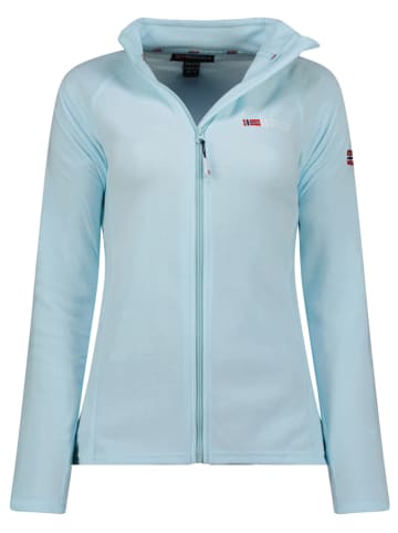 Geographical Norway Kurtka polarowa "Tug" w kolorze błękitnym