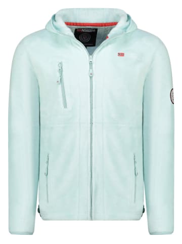 Geographical Norway Fleece vest "Upload" lichtblauw