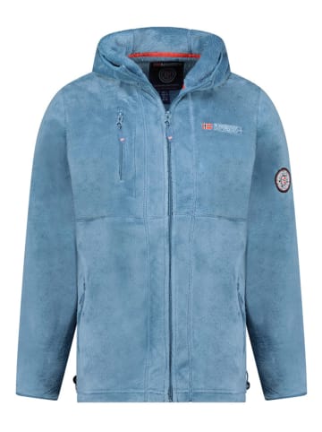 Geographical Norway Fleece vest "Upload" lichtblauw