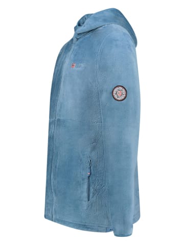 Geographical Norway Fleece vest "Upload" lichtblauw