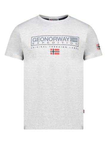 Geographical Norway Shirt "Jasic" in Grau