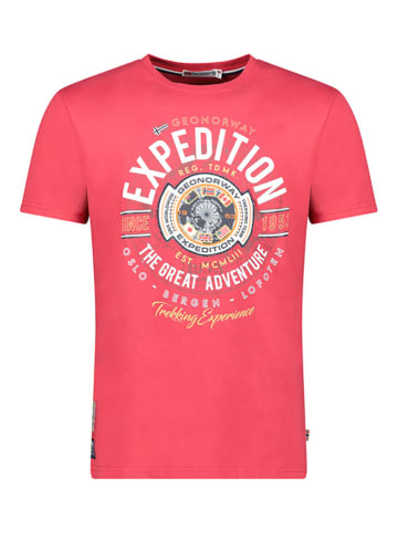 Geographical Norway Shirt "Jaldemar" rood