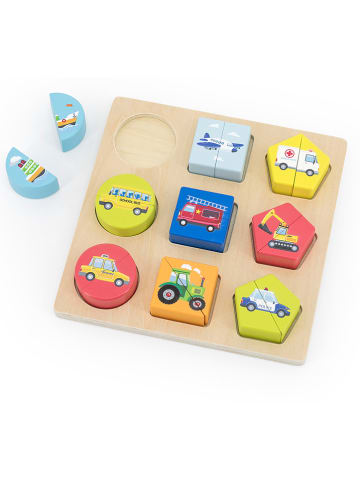 New Classic Toys 18-częściowe puzzle "Vehicles" - 2+