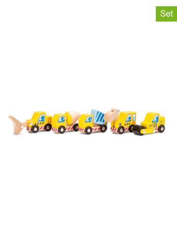 New Classic Toys 5er-Set: Baustellenfahrzeuge - ab 18 Monaten