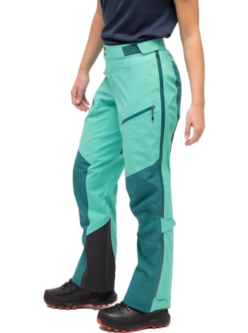 Bergans Spodnie funkcyjne "Tind" w kolorze turkusowym