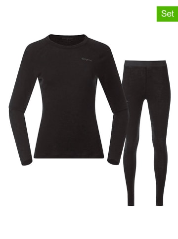 Bergans 2tlg. Funktionswäsche-Set in Schwarz