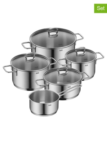 Silit 9tlg. Edelstahl-Kochgeschirr-Set "Alicante"