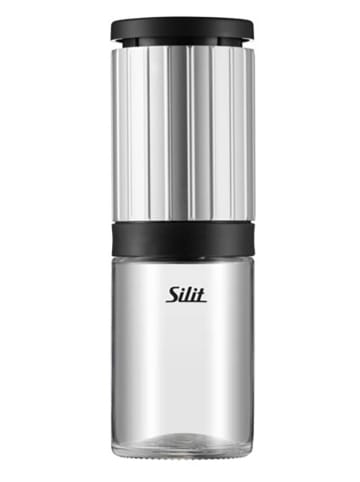 Silit Edelstahl-Salz-/Pfeffermühle - (H)14 cm