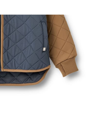 Wheat Thermojacke "Sylvester" in Dunkelblau/ Hellbraun