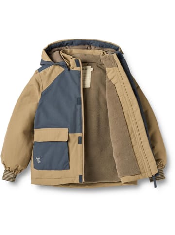 Wheat Thermojacke "Laust" in Dunkelblau/ Hellbraun