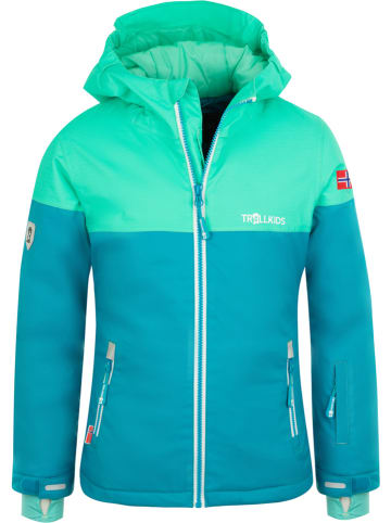Trollkids Ski-/ Snowboardjacke "Hallingdal" in Blau/ Türkis