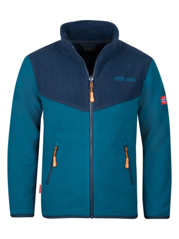 Trollkids Fleecejacke "Oppdal XT" in Blau/ Dunkelblau