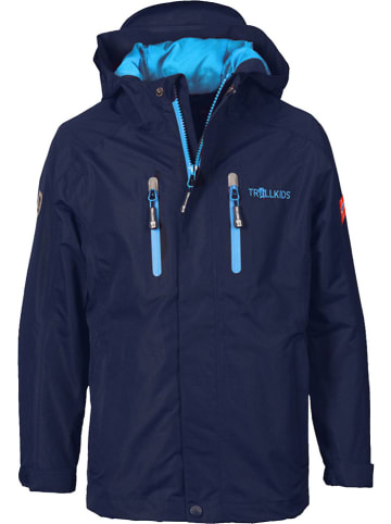 Trollkids Functionele jas "Sognefjord Pro" donkerblauw