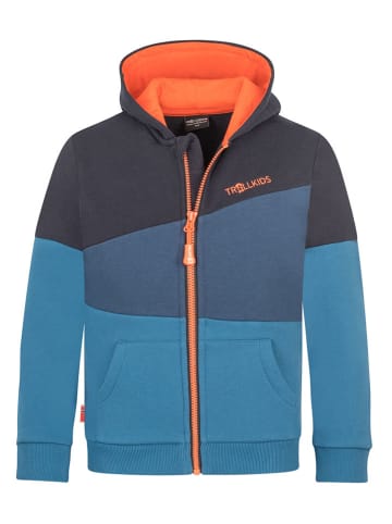 Trollkids Sweatvest "Alesund" blauw