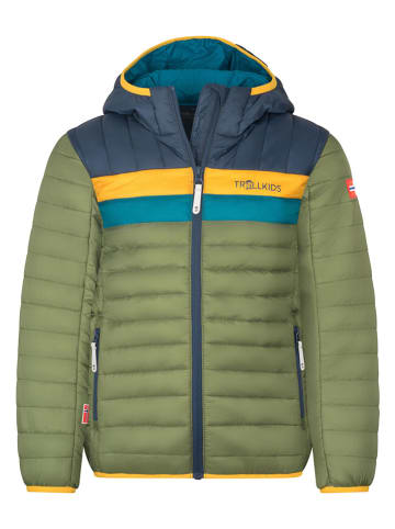 Trollkids Kurtka przejściowa "Eikefjord" w kolorze khaki