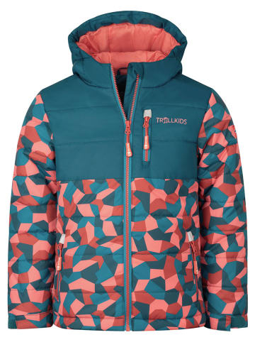Trollkids Ski-/ Snowboardjacke "Hemsedal" in Türkis