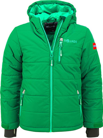 Trollkids Ski-/ Snowboardjacke "Hemsedal" in Grün
