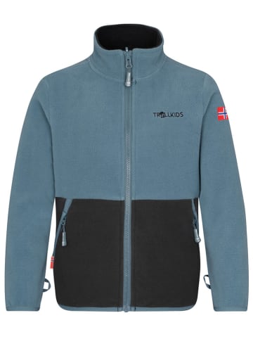 Trollkids Fleece vest "Storfjord" blauw