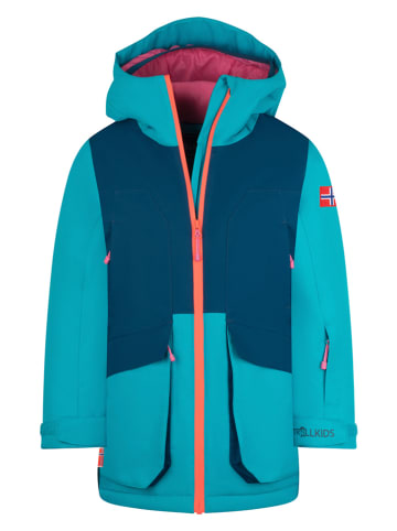 Trollkids Ski-/ Snowboardjacke "Kongsberg" in Blau