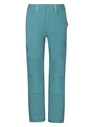 Trollkids Softshellbroek "Femund" turquoise