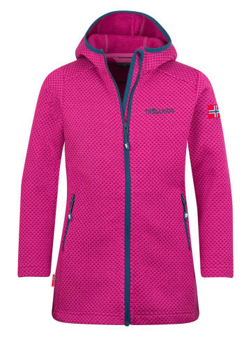 Trollkids Fleece vest "Jondalen" roze