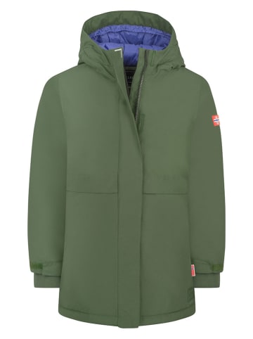 Trollkids Płaszcz zimowy "Hovden" w kolorze khaki
