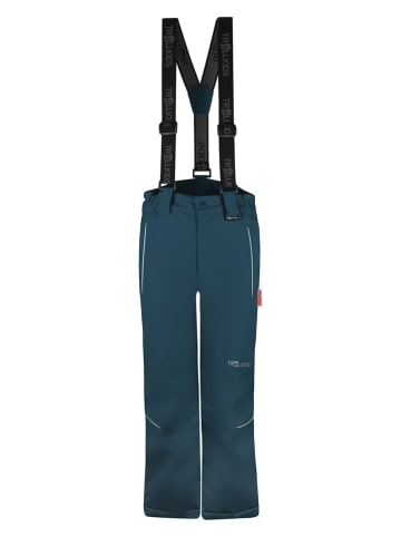 Trollkids Spodnie narciarskie "Holmenkollen" - Slim fit - w kolorze morskim