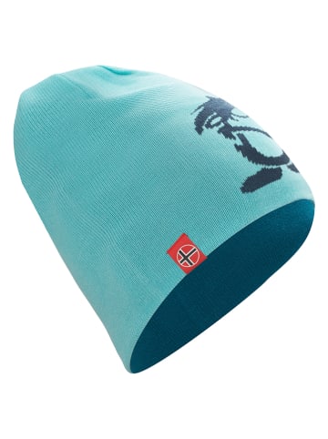 Trollkids Czapka beanie "Troll" w kolorze turkusowym