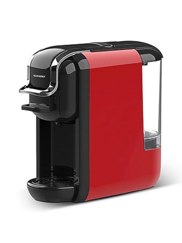 Schneider Kleingeräte Mehrkapsel-Espressomaschine in Rot/ Schwarz