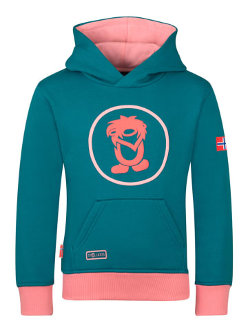 Trollkids Hoodie "Troll" in Blau/ Rosa