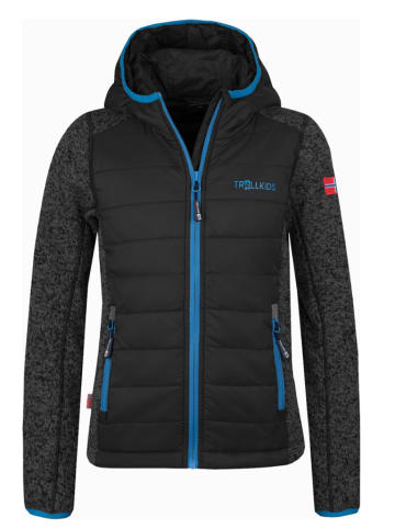 Trollkids Fleece vest "Skabu" zwart