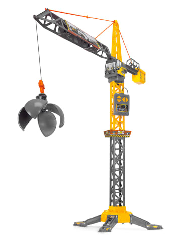 Dickie Żuraw zabawkowy "Mighty Crane" w kolorze żółtym - 3+