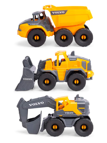 Dickie 3-częściowy zestaw "Volvo Tough Work Force" w kolorze żółtym - 3+