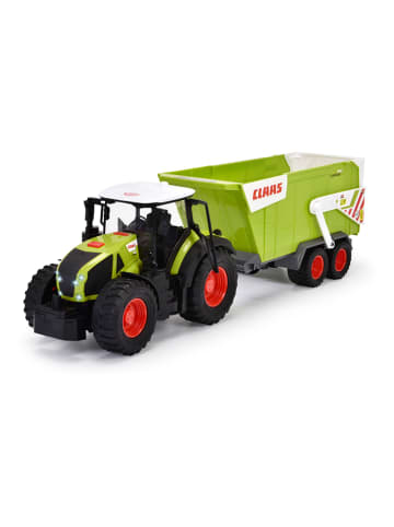 Dickie Traktor zabawkowy "CLAAS Farm Tractor & Trailer" w kolorze zielonym - 3+