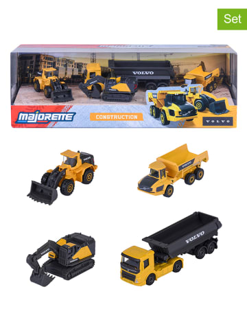 Dickie 4-częściowy zestaw "Volvo Construction" w kolorze żółtym - 3+