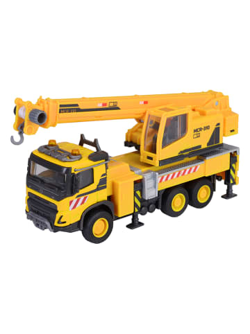 Dickie Speelgoedauto "Volvo FMX Truck Crane" geel - vanaf 3 jaar