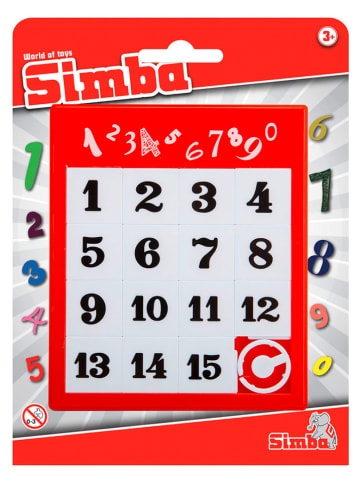 Simba Schuifpuzzel "Getallen" rood - vanaf 3 jaar