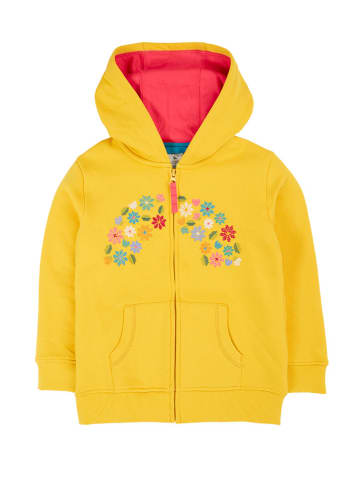 Frugi Sweatvest "Carbis" geel