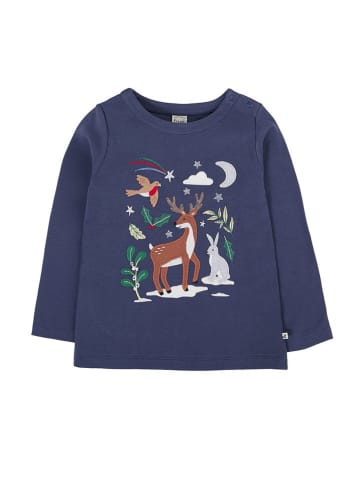 Frugi Koszulka "Anna" w kolorze niebieskim