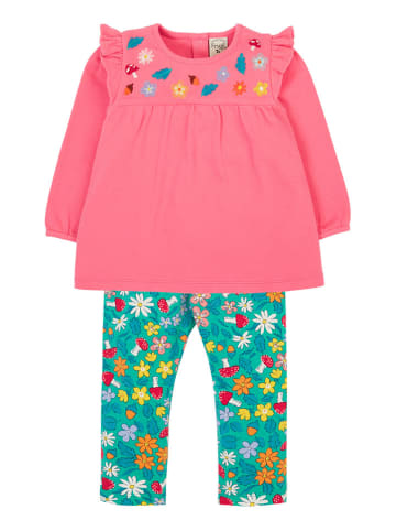 Frugi 2tlg. Outfit "Kyla" in Rosa/ Bunt
