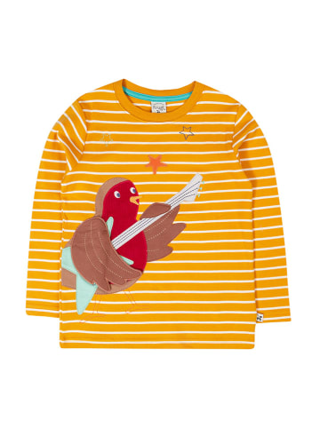 Frugi Longsleeve "Summit" in Gelb/ Weiß